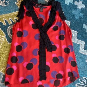 Marc Jacobs silk top xs
Polka dots